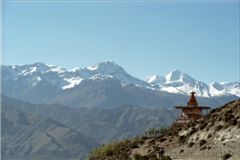 Вид на Гималаи.