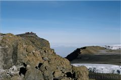Вид на Ухуру пик - высшую точку Килиманджаро